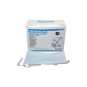 KC 48100 BX/50  FACE MASKS, LITE ONE, TIE