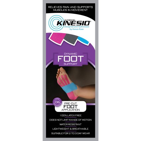 KIN PCF9906 Kinesio Pre-Cut Foot Application