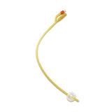 Bx/10 DOVER SILICONE ELASTOMER COATED FOLEY CATHETER, 2 WAY, 5CC, 14FR.