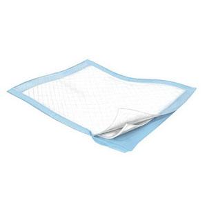 KND 1038 CS/4BGS (50/BG)  DURASORB UNDERPAD, SIZE 23IN X 24IN,LIGHT BLUE