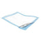 KND 1038 CS/4BGS (50/BG)  DURASORB UNDERPAD, SIZE 23IN X 24IN,LIGHT BLUE