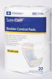KND 1140A CS/6BG (16EA/BG) SURE CARE BLADDER CONTROL PADS EXTRA HEAVY 4" X 12.5"