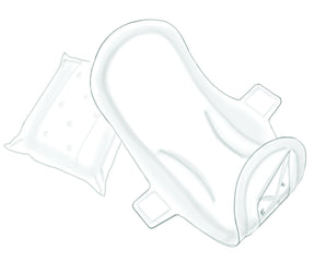 KND 1580A CS/192 WINGED PERI-PADS (NON-RETURNABLE)