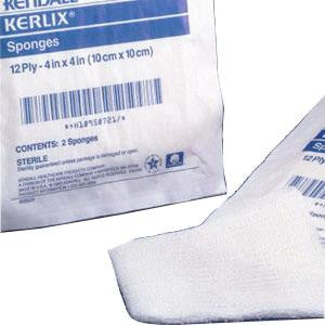 KND 5072 BX/25 KERLIX STERILE SPONGE, 12PLY, SIZE 10CM X 10CM (4IN X 4IN)