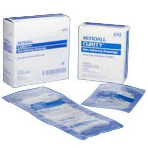 KND 6112 BX/50  CURITY OIL EMULSION DRESSING - 3" X 3