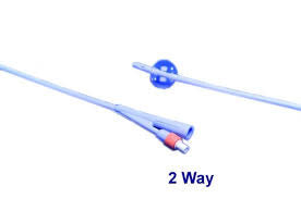 KND 8887605205 BX/10 DOVER 100% SILICONE 2-WAY FOLEY CATHETER, 20FR 5CC
