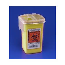 KND 8906 EA/1 PHLEBOTOMY SHARPS CONTAINER 1QT, YELLOW