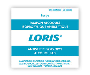 LER 103-03 BX200 ALCOHOL PREP PAD 70%, MEDIUM