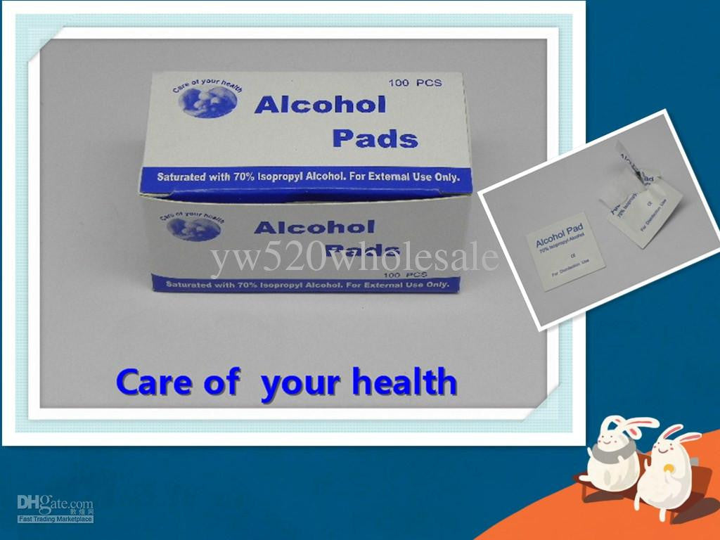 LER 104-01 BX/100 ALCOHOL PREP PAD 70%, LARGE