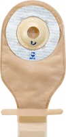 MAR 57629 PK/10 MARLEN ULTRALITE 1-PIECE DRAINABLE POUCH W/ KWICK-KLOSE, PRE-CUT 1 1/8IN, DEEP CONVEX, TRANSPARENT