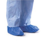 MDL CRI2010 CS/1000  PLASTIC SHOE COVERS, BLUE, WATERPROOF.