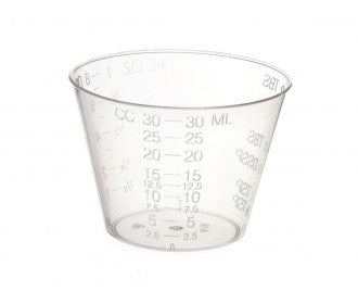 MDL DYNDX02763 CS/1840 GRADUATED PLASTIC MEDICINE CUP, 2OZ.