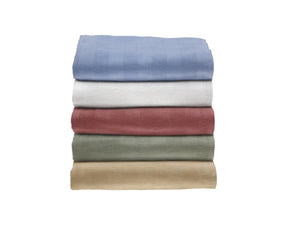 MDL MDTSB4B30WH CS/12 BLANKET SPREAD HERRINGBONE,70X108,WEDGEWOOD BLUE,LIGHTWEIGHT,55% COTTON45% POLYESTER