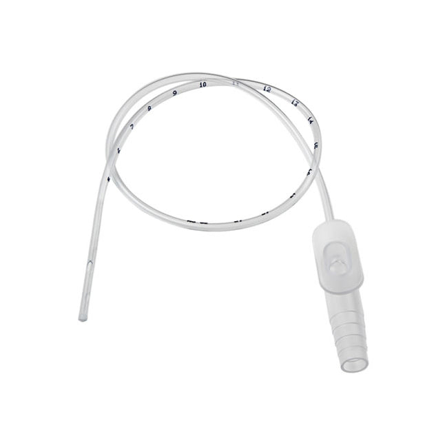 MEDRX 401421 BX/100 SUCTION CATHETER 14FR, STRAIGHT PACKAGE W/CONTROL VALVE