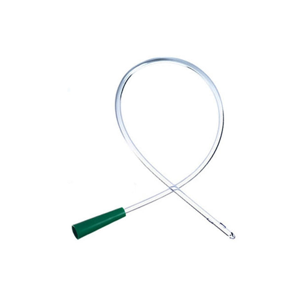 MEDRX 60-5008 BX/100  CLEAR PLASTIC URETHRAL INTERMITTENT CATHETER  8FR 16IN W/CONNECTOR 2 EYES