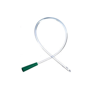 MEDRX 60-5018 BX/100 CLEAR PLASTIC MALE  INTERMITTENT CATHETER 18FR 16IN W/CONNECTORS 2 EYES