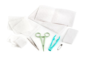 MEDRX 85-4179 (CS100) EA/1 LATEX FREE STERILE DRESSING TRAY.