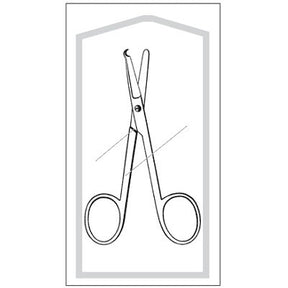 MEDRX 85-4201 CS/50 LITTAUER STITCH SCISSORS STERILE DISPOSABLE