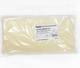 MED FEL124 BG/4 HAPLA SEMI-COMPRESSED FELT SHEET 5MM 100% WOOL 
