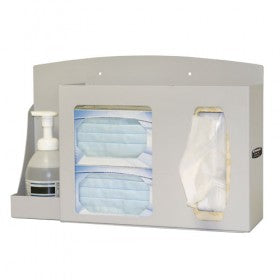 MED RS001-0512S EA/1 RESPIRATORY HYGIENE STATION FOR MASKS, SANITIZER AND TISSUE