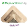 MOL 395390 BX/5 MEPILEX BORDER FOAM AG DRESSING, 10CM X 10CM