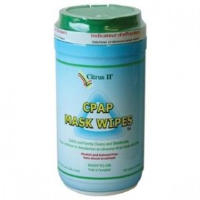 NDC 635871639 TB/60 CITRUS II CPAP MASK CLEANING WIPES, 5" X 8".