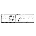 NUH 6311-I EA/1 NU-FORM REGULAR ELASTIC 4IN, MEDIUM, 2 5/8IN CENTER OPENING (NON-RETURNABLE)