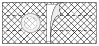 NUH 6432P-C EA/1 NU-FORM COOL COMFORT 6IN, LARGE, 3 1/4IN CENTER OPENING, W/ PROLASPED OVERBELT (NON-RETURNABLE)