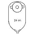 NUH 8256FVC BX/10 ROUND POST-OP ADULT-SIZE CLEAR 5 3/4IN x 11IN URINARY POUCH 3/4IN OPENING W/FLUTTER VALVE AND CONVEXITY (NON-RETURNABLE)