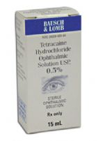 OC 90805 PKG/20 MINIMS TETRACAINE HYDROCHLORIDE 0.5% EYE DROP SOLUTION