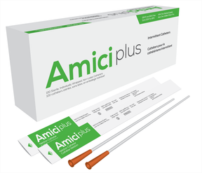 OOS 5916 BX/100 AMICI PLUS MALE INTERMITTENT CATHETERS, SIZE 16FR 16IN