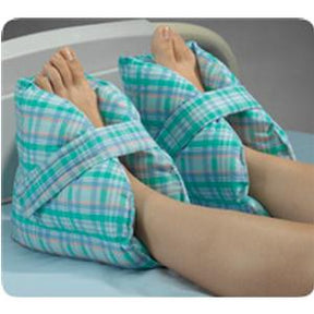 POS 6115 EA/1 POSEY HEEL PILLOWS 10" X 9" PASTEL PLAID,WASHABLE,COMFORTABLE 