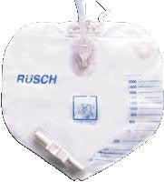 RUS 390000 EA/1 BEDSIDE URINE BAG W/ ANTI REFLUX, SIZE 2000ML