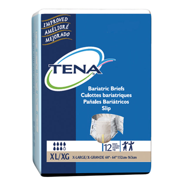SCA 61375N CS/6 (PK/12) TENA NIGHT INCONTINENCE BRIEF, SIZE X-LARGE 60IN X 64IN