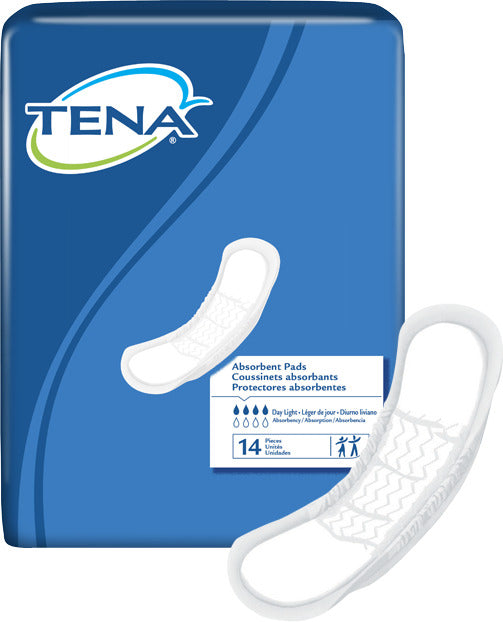 SCA 62326 TENA® Day Light 2 Piece Heavy Incontinence Pad, Light Absorbency