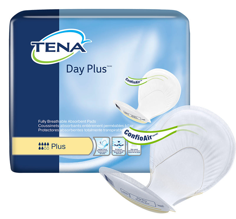 SCA 62618 TENA® Day Plus 2 Piece Heavy Incontinence Pad, Maximum Absorbency