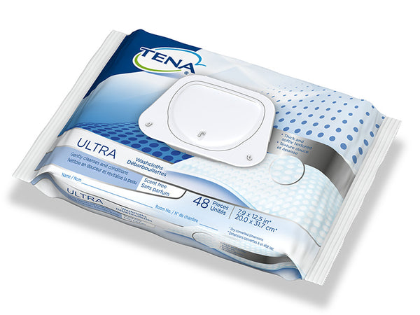 SCA 65722 TENA® Ultra Washcloth - Scent Free