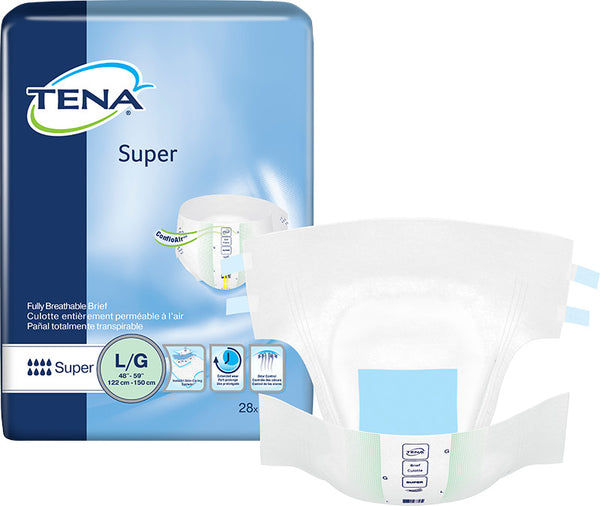SCA 67501 TENA® Super Incontinence Brief, Super Absorbency, Large