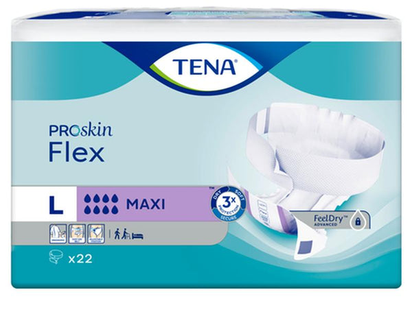 SCA 67838 TENA® ProSkin™ Flex Maxi Brief, Maximum Absorbency, Size 16/Large