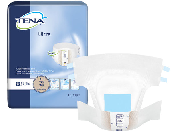 SCA 68010 TENA® Ultra Incontinence Brief, Ultra Absorbency, X-Large