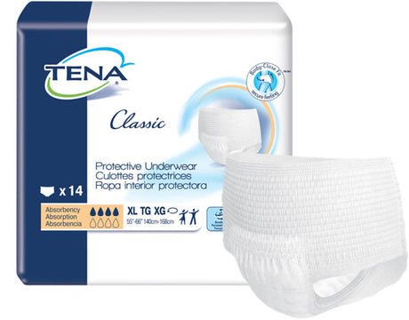 SCA 72516 TENA® Classic Protective Incontinence Underwear, Moderate Absorbency, X-Large