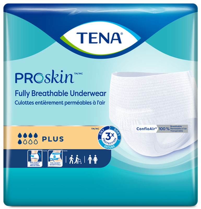 SCA 72632 TENA® Plus Protective Incontinence Underwear, Plus Absorbency,  Medium