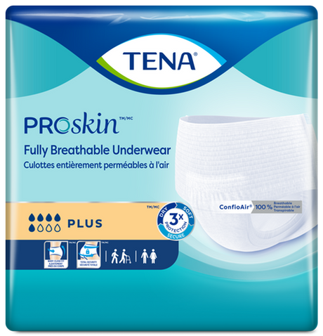 SCA 72634 TENA® Plus Protective Incontinence Underwear, Plus Absorbency,  X-Large