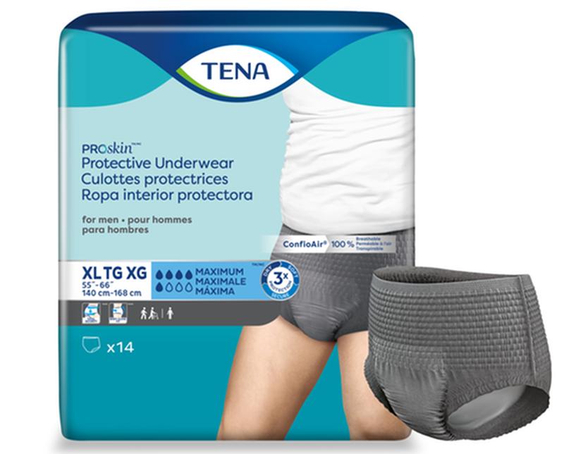 SCA 73540 TENA® ProSkin™ Protective Incontinence Underwear for Men, Maximum Absorbency, X-Large