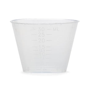 SM 2008 PK/100  GRADUATED PLASTIC MEDICINE CUPS, 1OZ