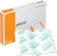 SNU 4542 BX/10 OPSITE DRAPE/WOUND ADHESIVE FILM, SIZE 10CM X 28CM