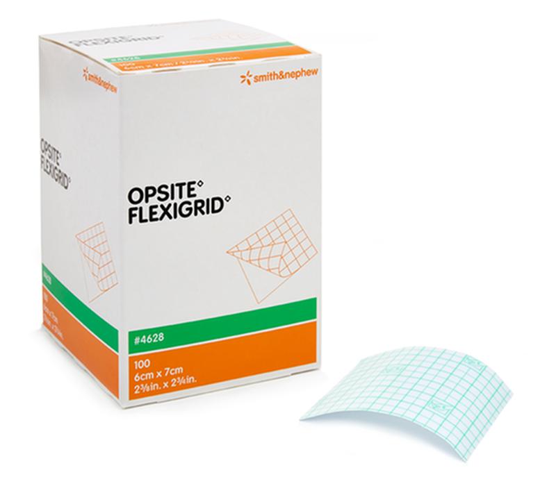 SNU 4631 BX/10 OPSITE FLEXIGRID ADHESIVE FILM DRESSING, SIZE 15CM X 20CM