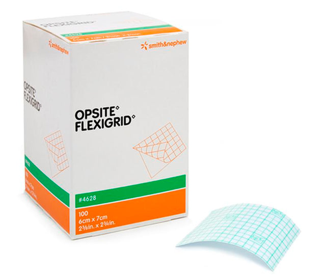 SNU 4631 BX/10 OPSITE FLEXIGRID ADHESIVE FILM DRESSING, SIZE 15CM X 20CM