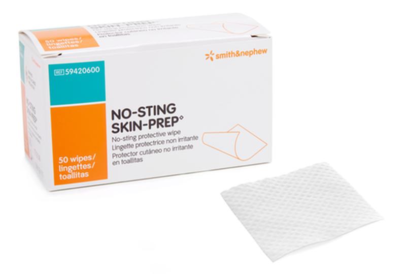 SNU 59420600 BX/50 NO STING SKIN-PREP WIPES