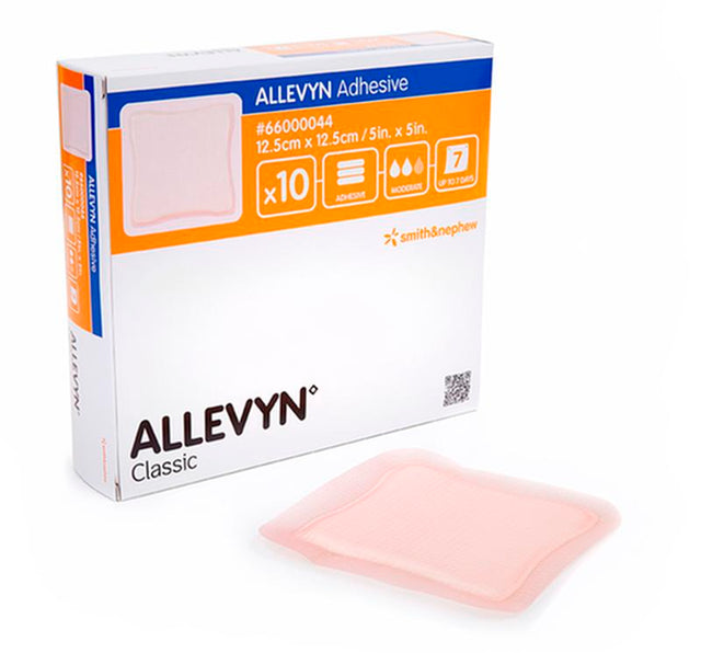 SNU 66000043 BX/10 ALLEVYN ADHESIVE FOAM DRESSING, SIZE 7.5CM X 7.5CM